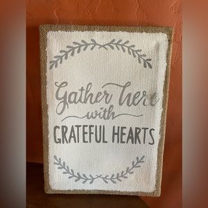 Home decor sign 🪧gather here